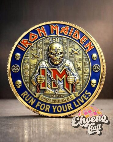 Iron Maiden 50th Anniversary 1975-2025 Run For Your Lives Commemorative Coin