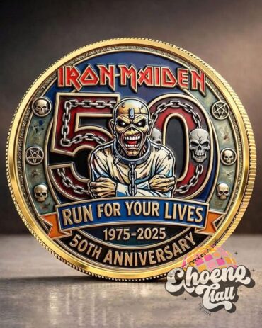 Iron Maiden 50th Anniversary 1975-2025 Run For Your Lives Commemorative Coin