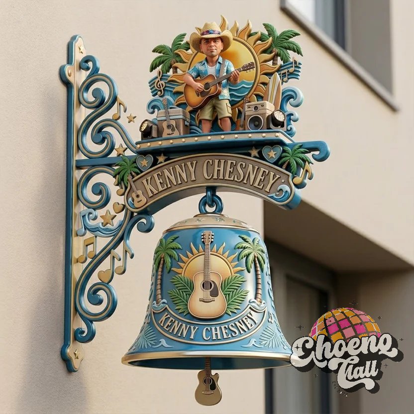 Kenny Chesney Island Vibe Wall Bell - Detail View