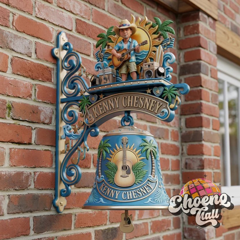 Kenny Chesney Island Vibe Wall Bell - Front View