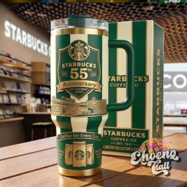 Starbucks 55th Anniversary Pike Place Market Tumbler With Handle