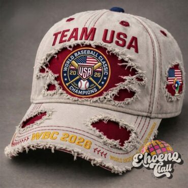 Team USA World Baseball Classic 2026 Champions Distressed Hat