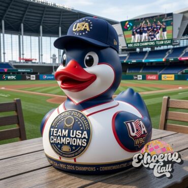 Team USA World Baseball Classic 2026 Champions Rubber Duck