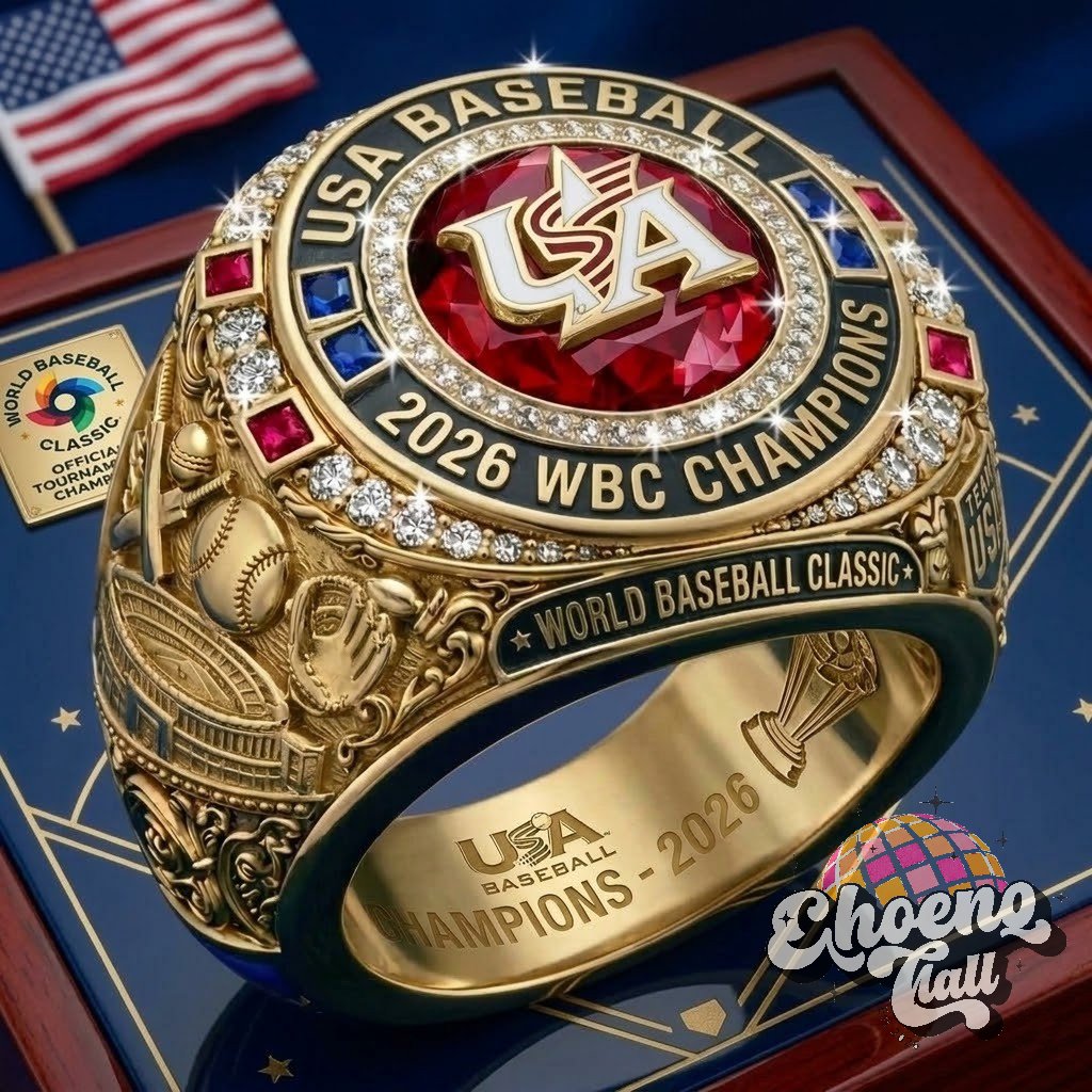 USA Baseball 2026 WBC Champions World Baseball Classic Championship Ring - Front View