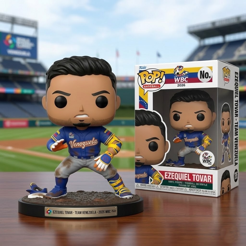 Team Venezuela Ezequiel Tovar 2026 WBC Funko Pop! Vinyl Figure - Front View