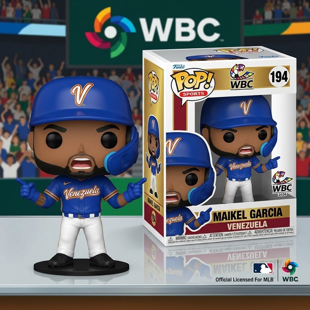 Team Venezuela Maikel Garcia WBC 2026 Funko Pop! Figure - Front View