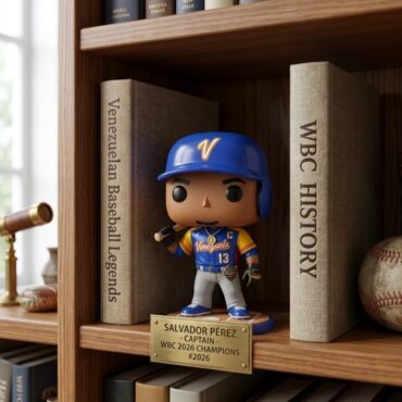 Team Venezuela Salvador Pérez WBC 2026 Champions Captain Funko Pop Vinyl Figure
