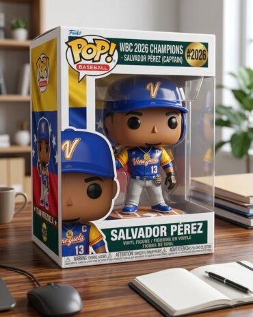 Team Venezuela Salvador Pérez WBC 2026 Champions Captain Funko Pop Vinyl Figure