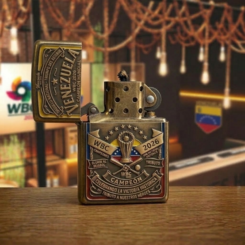Venezuela 2026 WBC Campeon Mundial Lighter - Detail View