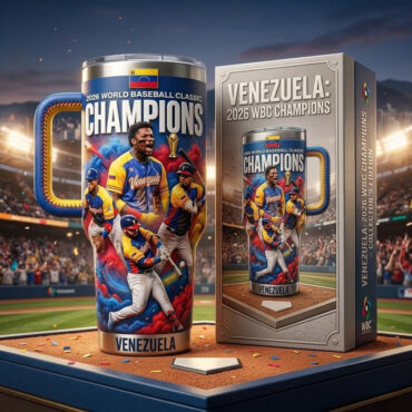 Venezuela 2026 World Baseball Classic Champions Collector's Edition Tumbler Mug