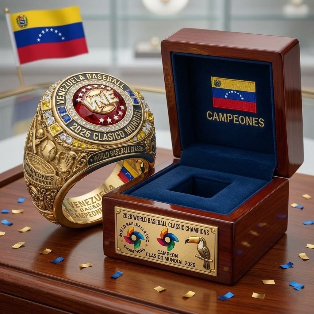 Venezuela Baseball 2026 World Baseball Classic Champions Ring - Detail View