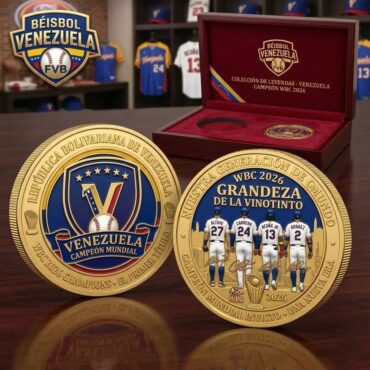 Venezuela Baseball WBC 2026 Champions Altuve Cabrera Acuña Jr Arraez Commemorative Coin
