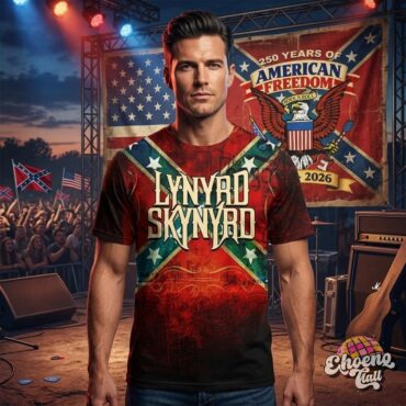 Lynyrd Skynyrd 250 Years of American Freedom 1776-2026 T-Shirt
