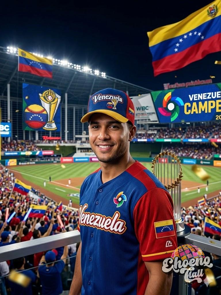 Venezuela World Baseball Classic Champions Baseball Cap - Detail View