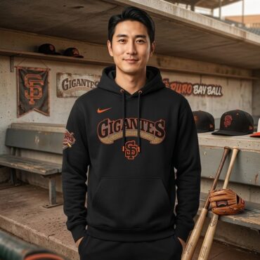 San Francisco Giants Gigantes Puro Bay Ball Hoodie