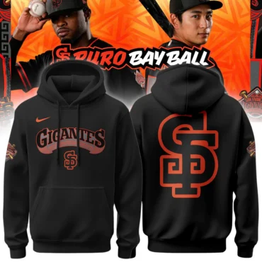 San Francisco Giants Gigantes Puro Bay Ball Hoodie