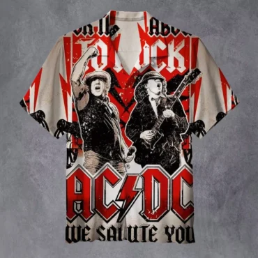 AC/DC We Salute You Hawaiian Shirt
