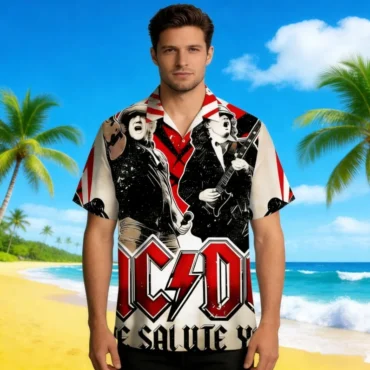 AC/DC We Salute You Hawaiian Shirt