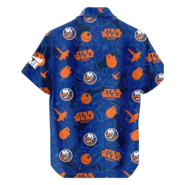 New York Islanders Star Wars Night Hawaiian Shirt