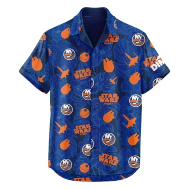 New York Islanders Star Wars Night Hawaiian Shirt