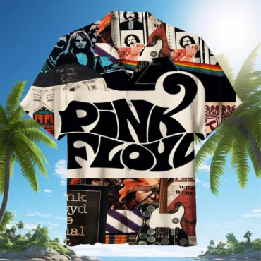 Pink Floyd Album Art Collage Hawaiian Shirt