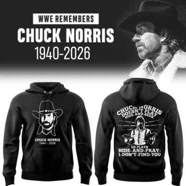 Chuck Norris WWE Remembers 1940-2026 Hoodie