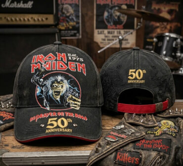 Iron Maiden 50th Anniversary No Prayer On The Road Baseball Cap