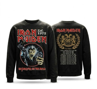 Iron Maiden 50th Anniversary No Prayer On The Road Sweatshirt