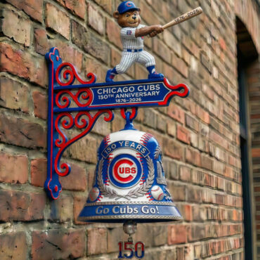 Chicago Cubs 150th Anniversary 1876-2026 Bell
