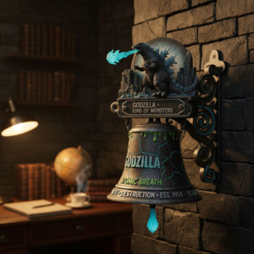 Godzilla King Of Monsters Atomic Breath Tokyo Destruction Wall Bell