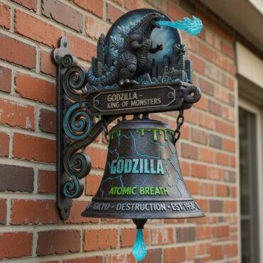 Godzilla King Of Monsters Atomic Breath Tokyo Destruction Wall Bell