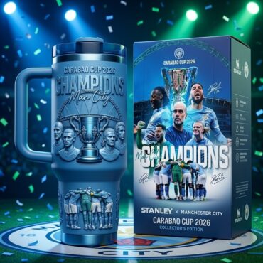 Manchester City Carabao Cup 2026 Champions Stanley Tumbler