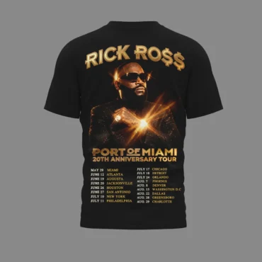 Rick Ross Port Of Miami 20th Anniversary Tour T-Shirt
