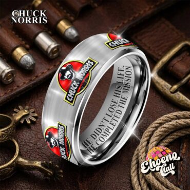 Chuck Norris Jurassic Park Parody He Didn't Lose His Life He Completed The Mission Ring