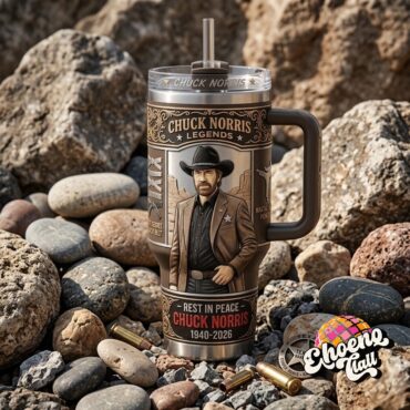 Chuck Norris Legends Series Rest In Peace 1940-2026 Walker Texas Ranger Tumbler