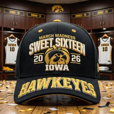 Iowa Hawkeyes March Madness Sweet Sixteen 2026 Cap