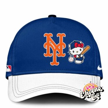 New York Mets Hello Kitty Baseball Hoodie