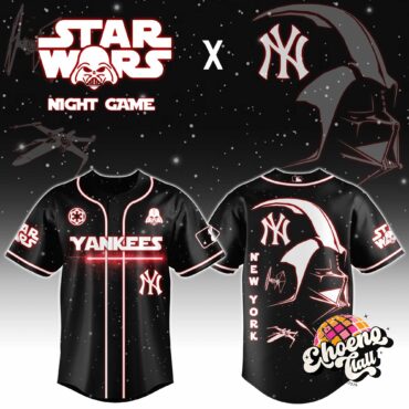 New York Yankees Star Wars Night Game Baseball Jersey