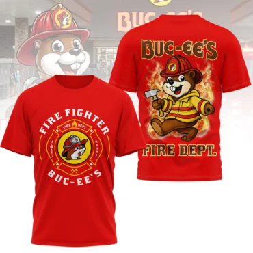 Buc-ee's Firefighter Fire Dept T-Shirt