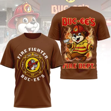 Buc-ee's Firefighter Fire Dept T-Shirt