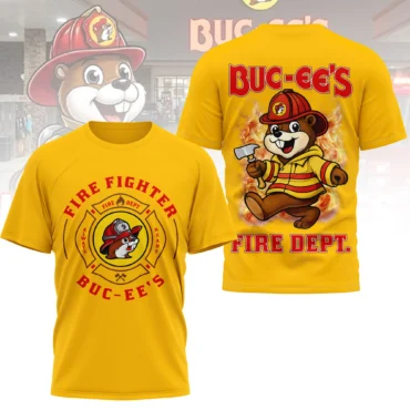 Buc-ee's Firefighter Fire Dept T-Shirt