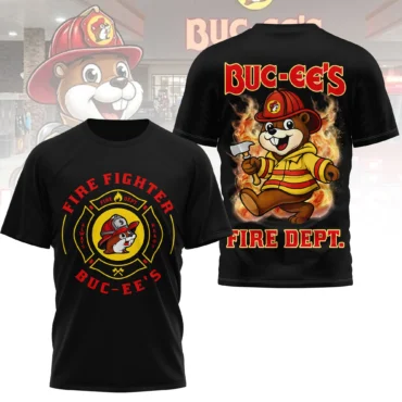 Buc-ee's Firefighter Fire Dept T-Shirt