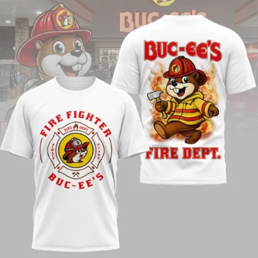 Buc-ee's Firefighter Fire Dept T-Shirt