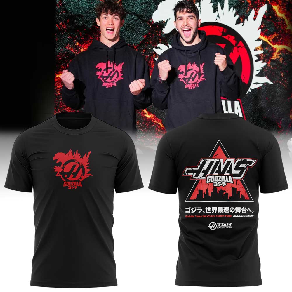 HINAS Godzilla TGR Racing Team T-Shirt - Front View