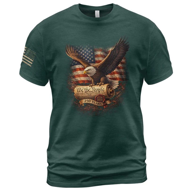 We The People 250 Years 1776-2026 T-Shirt - Detail View