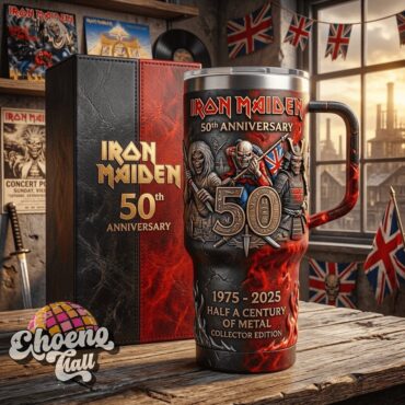 Iron Maiden 50th Anniversary 1975-2025 Half A Century Of Metal Collector Edition Tumbler With Handle