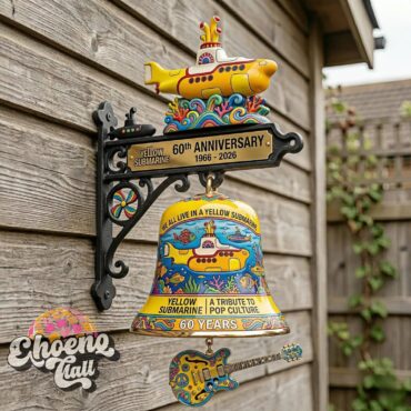 The Beatles Yellow Submarine 60th Anniversary Garden Bell
